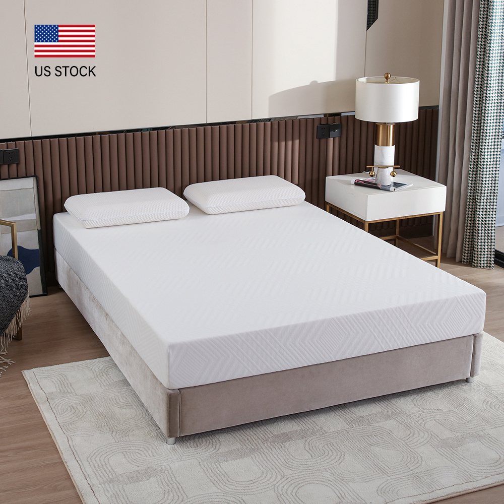 US Stock 5 Zone Support Design Hybrid Firm Mattress Rolled Vacuumed in a Box with with Memory Foam