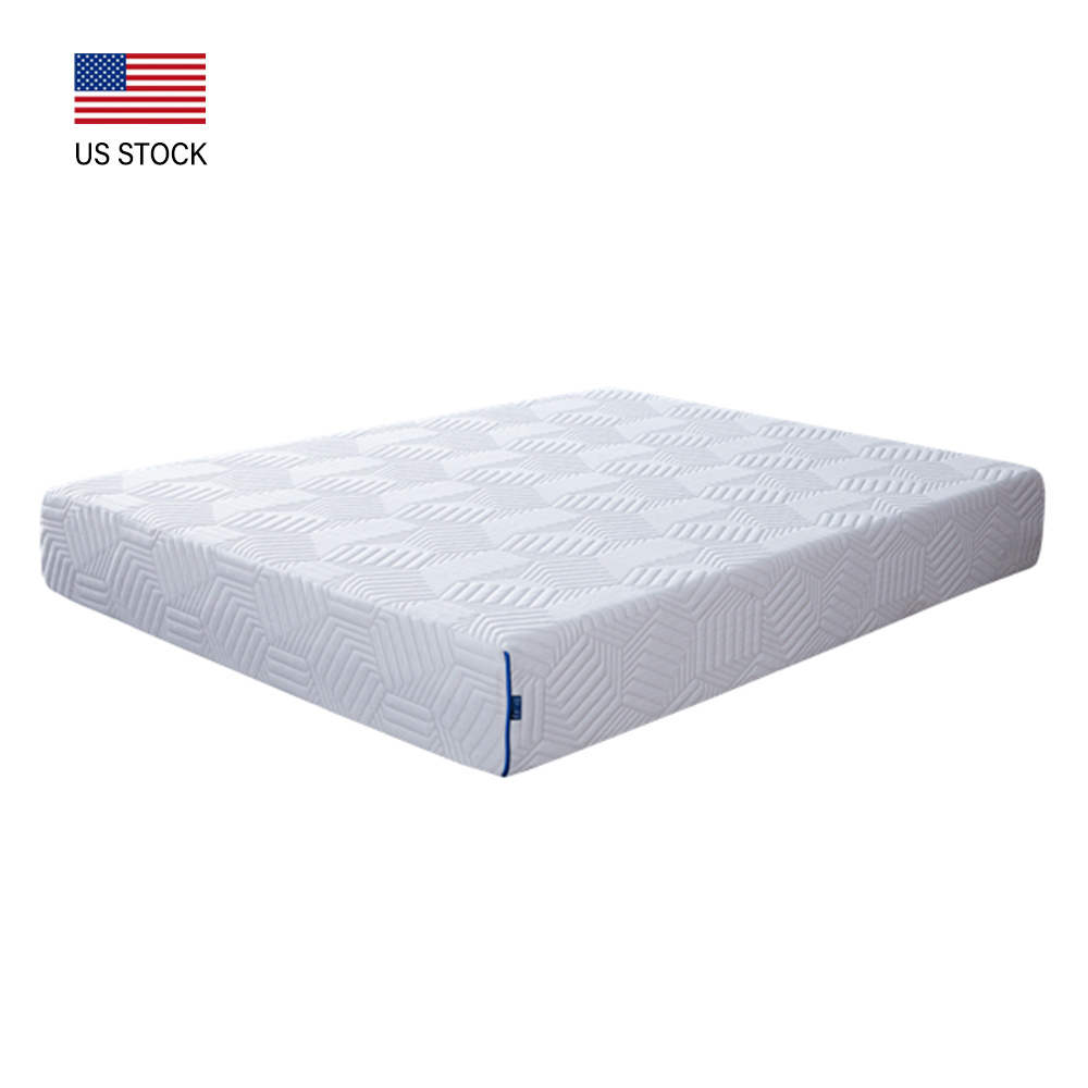 US Stock 5 Zone Support Design Hybrid Firm Mattress Rolled Vacuumed in a Box with with Memory Foam