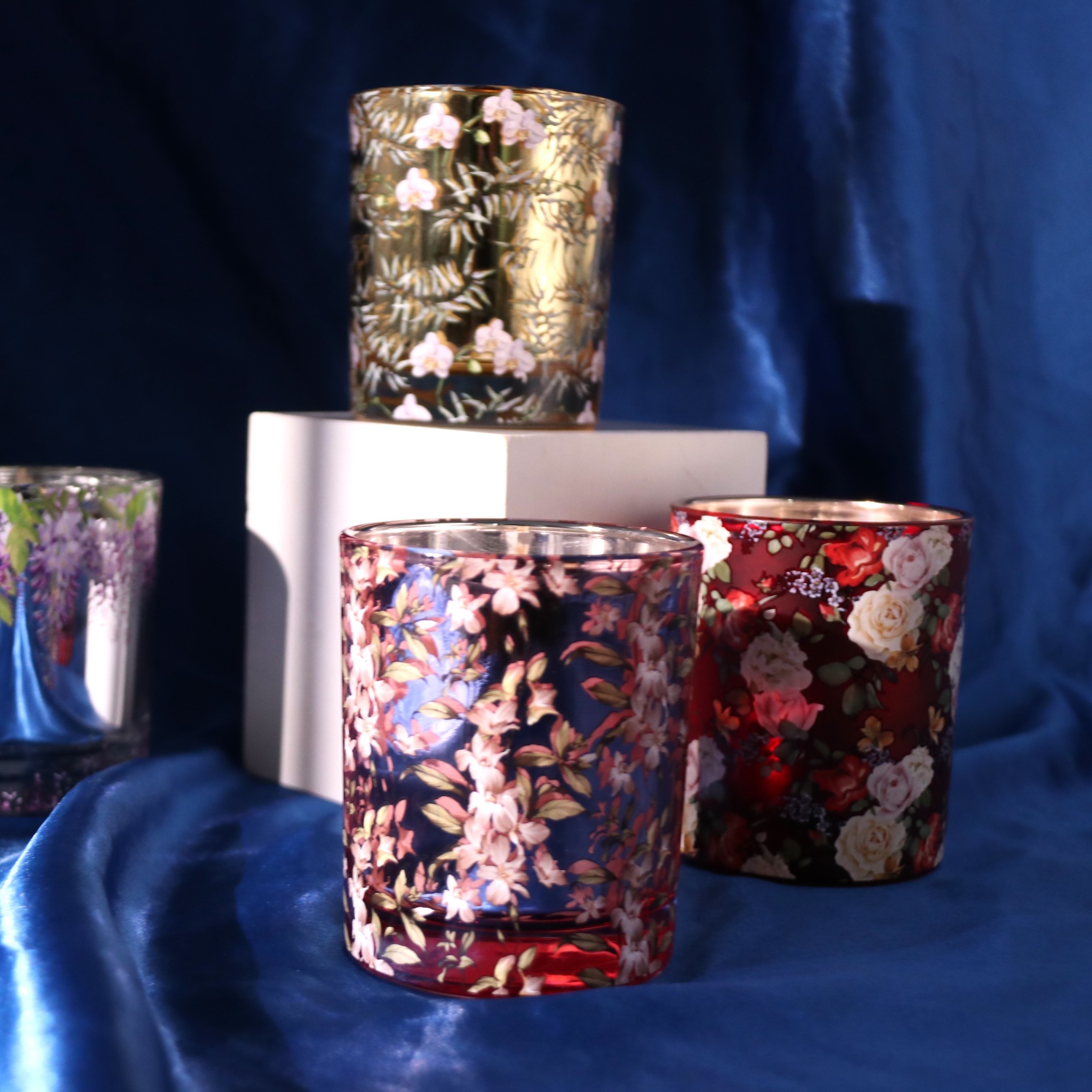 Wholesale Private Label Luxury Home Decoration Natural Plant Aromatherapy Scented Floral Candles