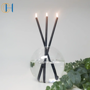 C&H Clean Burning Smoke Free Oil Candle Metal Steel Waxless Everlasting Candles Sticks