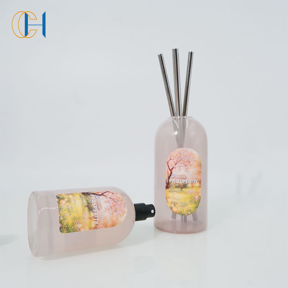 C&H Luxury Home Decoration 100ml 200ml reed diffuser+100g 200g scented candle fragrance gift set for Christmas