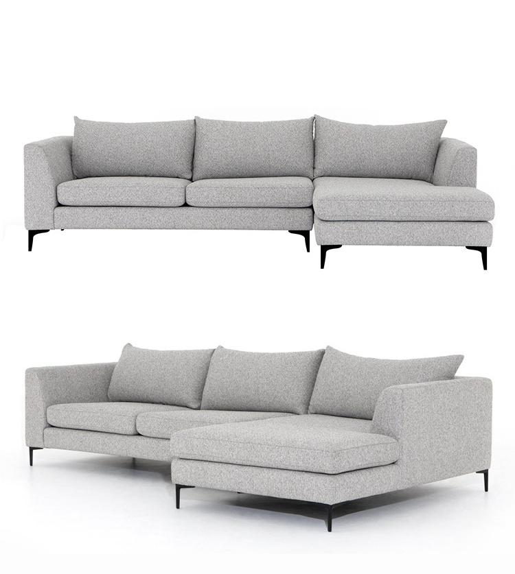 Luxury modern living room furniture American style fabric sofa set modular customizable sofa sectional