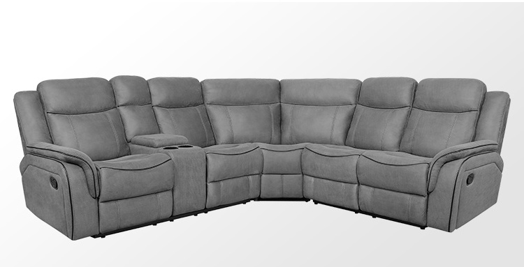 Luxury living room furniture modern curved home theater sofa recliners chair couches lounge electric or manual recliner sofa set