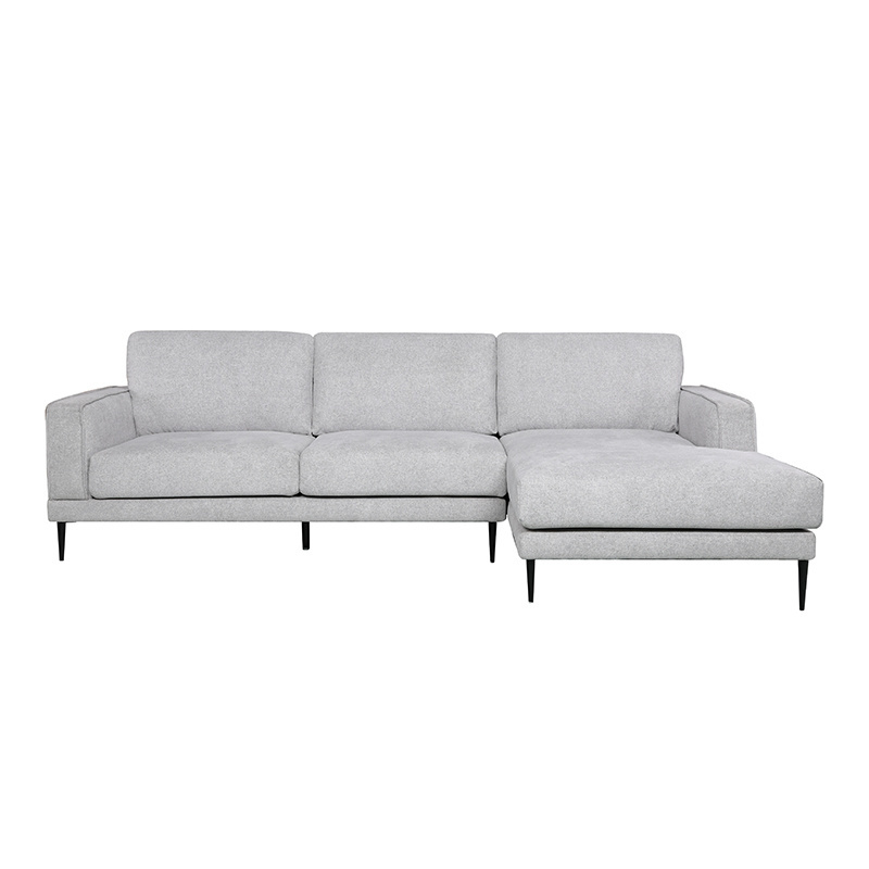 modern Italian light grey linen cloth sofa set modern country style living room sofa sets modern living room sofa set