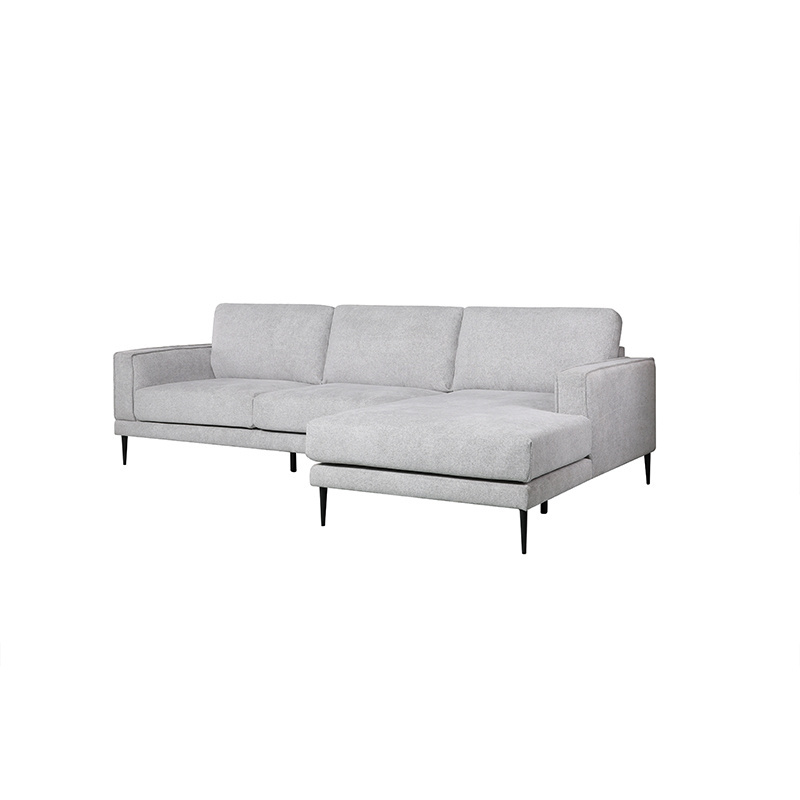 modern Italian light grey linen cloth sofa set modern country style living room sofa sets modern living room sofa set