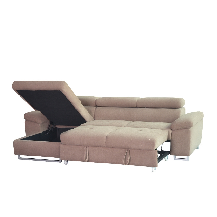 Hot sale discount price sleeping  multifunctional pull out bed sectional sofa bed