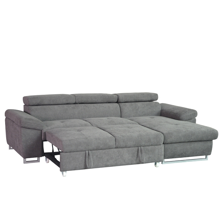 Hot sale discount price sleeping  multifunctional pull out bed sectional sofa bed