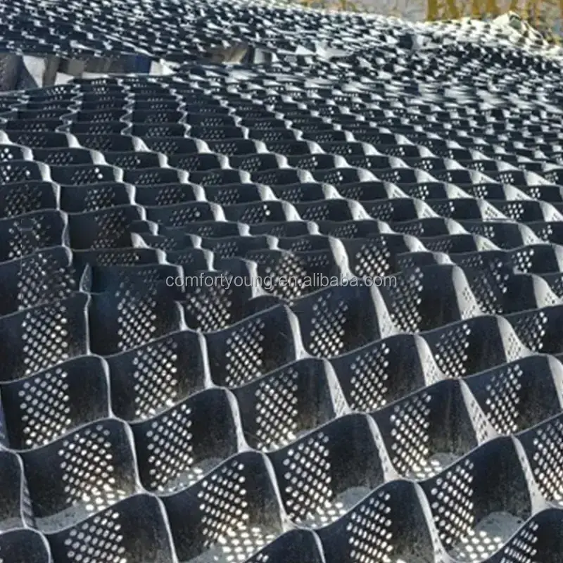 50mm-300mm Height Hdpe Geocells Cellular Confinement System/Ground Stabilization Grid 1.0mm Thickness Geocell