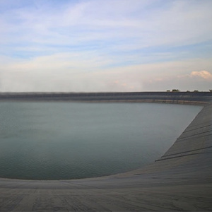 Geomembrane pond liner plastic reinforced polyethylene aquaculture flexible liner 45 mil pond liner for tilapia farming