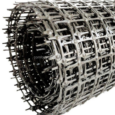 Heavy Duty Industrial Road Rigid Fabric PP biaxial geogrid 20kn 30kn m Plastic welded geogrid plastic biaxial geogrid