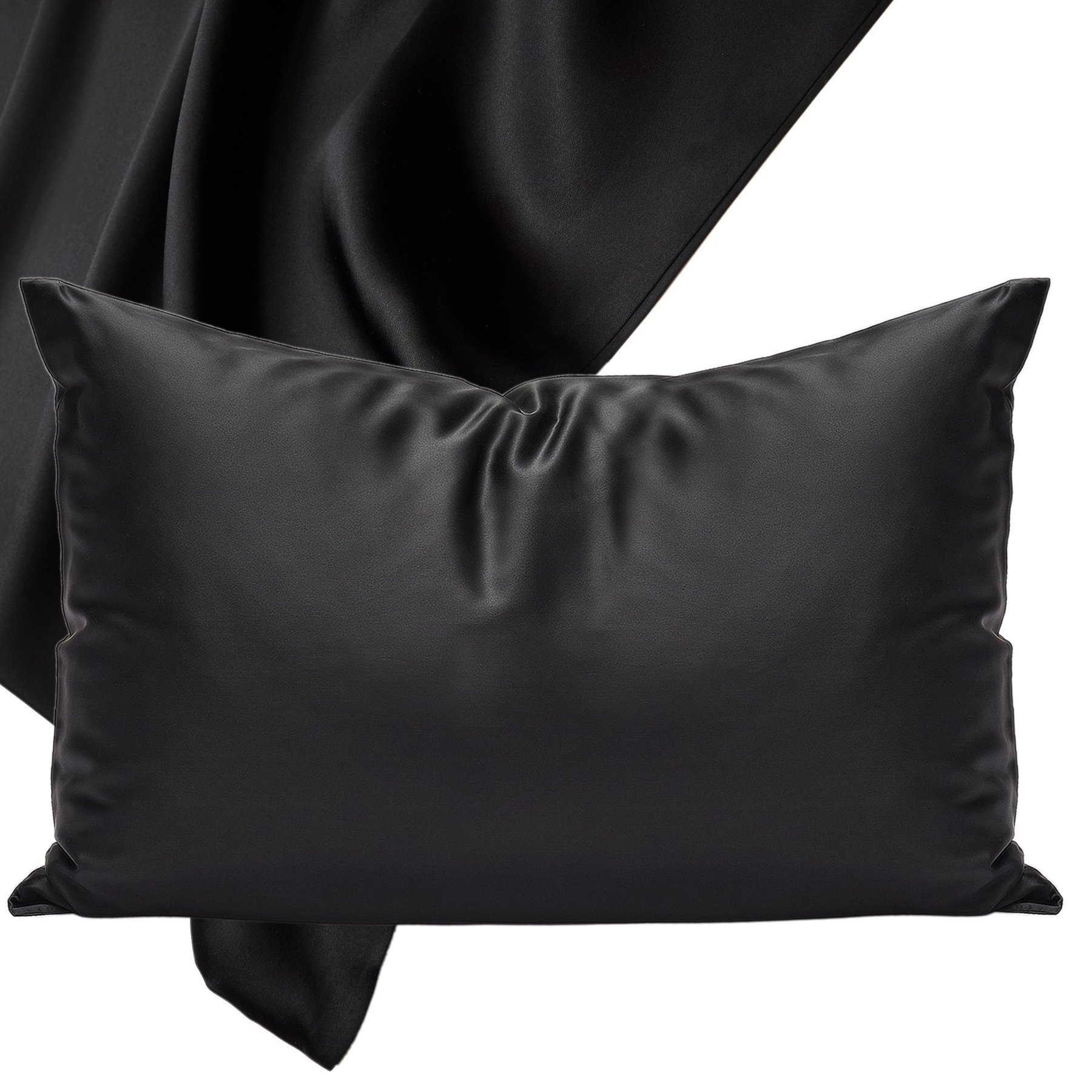 Wholesale High Quality Custom Hidden Zipper Pillow Case Cover Satin Silk Pillowcase For Hair And Skin