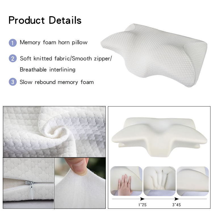 Custom Gel Memory Foam Neck Form Pillows