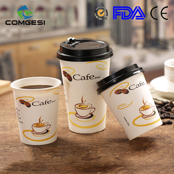 8 oz Paper Cups_8oz Double Wall Disposable Coffee Cups Wholesale_Best Disposable Coffee Cups