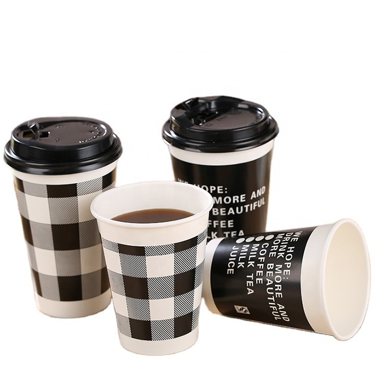 8 oz Paper Cups_8oz Double Wall Disposable Coffee Cups Wholesale_Best Disposable Coffee Cups