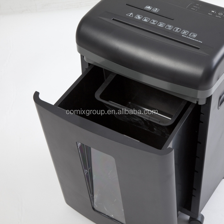 Comix High Quality Micro Cut Electric 22L 8 Sheets Paper Shredder Machine