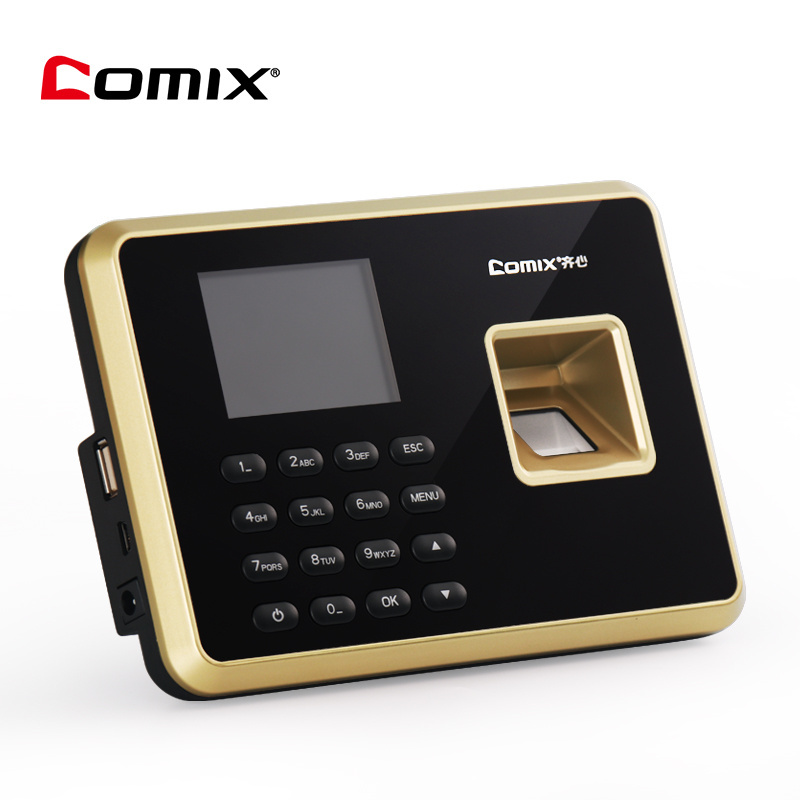 Comix fingerprint time attendance smart attendance clock employee recognition recording device fingerprint office machine