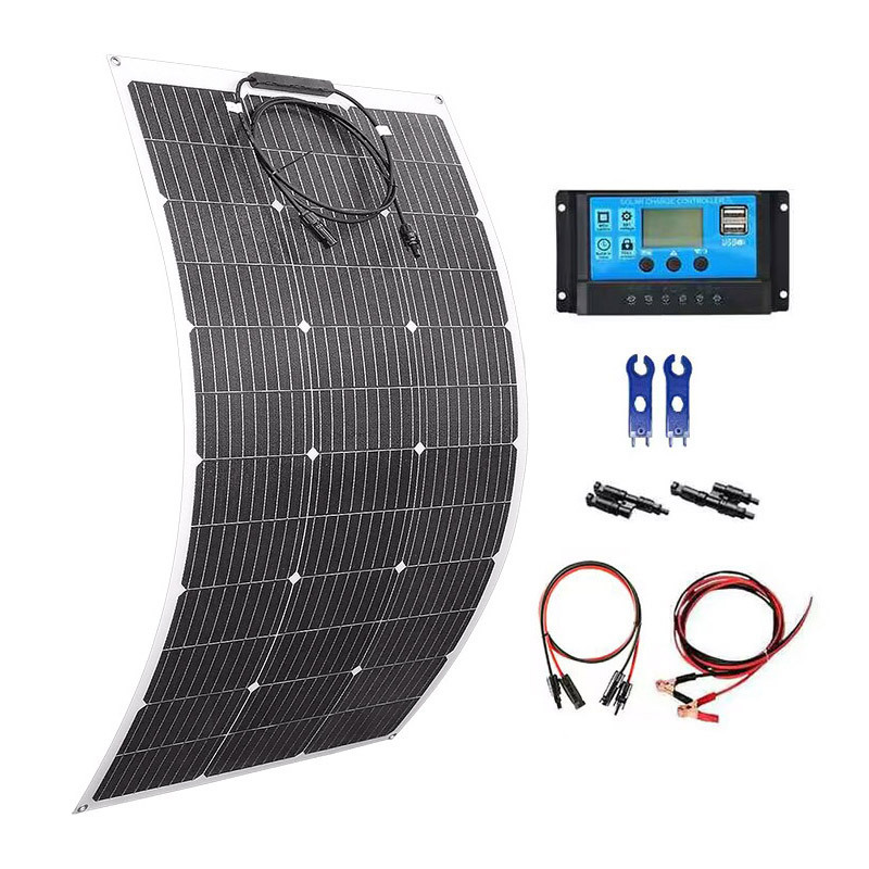 300W 600W Wifi Solar Energy Off Grid Flexible Solar Panel Technology 12V For Home Balcony Wall