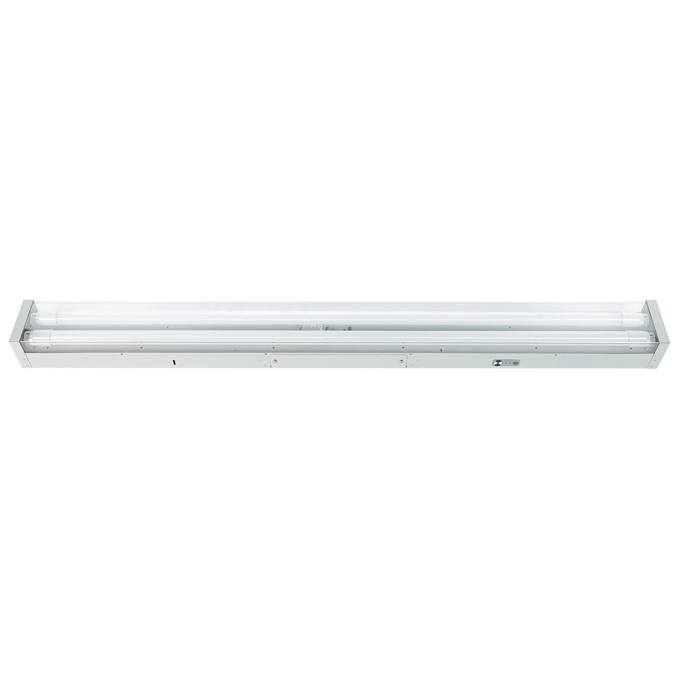 1200mm Transparent  LED Tube Batten Light Stainless Steel LED Double Tube Fixture