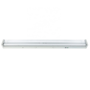 1200mm Transparent  LED Tube Batten Light Stainless Steel LED Double Tube Fixture