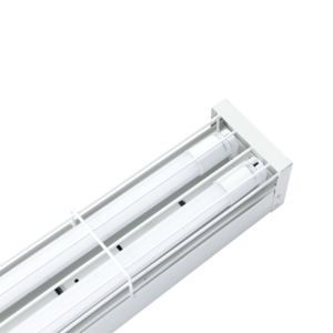 PC diffuser double tube Iron bracket LED linear fixture high lumen led batten lighting fixture