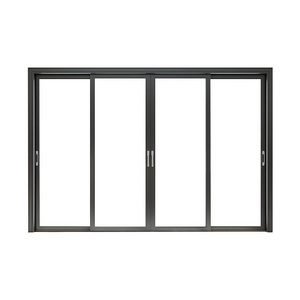 Modern design powder coated aluminium framelarge sliding glass doors pocket sliding doors residential automatic sliding door