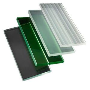 Car Bank Display Windows Door Wall Panels Vidrio High Quality Toughened Safety Bulletproof Glass Flat Solid 25mm - 95mm