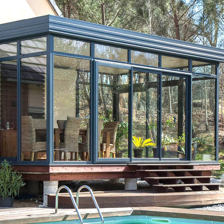 Outdoor Garden Tempered Glass Sunlight Room The Small Sunny Sunshine Glass Room pool house sunrooms glass houses