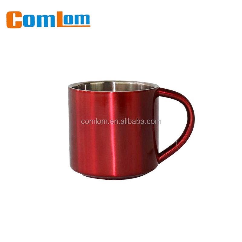 CL1C-M81-2 double wall stainless steel small bulk coffee mugs