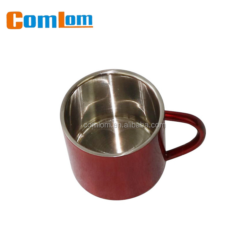 CL1C-M81-2 double wall stainless steel small bulk coffee mugs