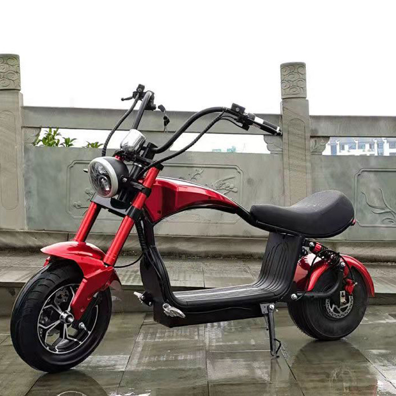 Wholesale Popular Electric Motorcycle scooter 2000w Electric Citycoco Scooter  with CE Sidecar