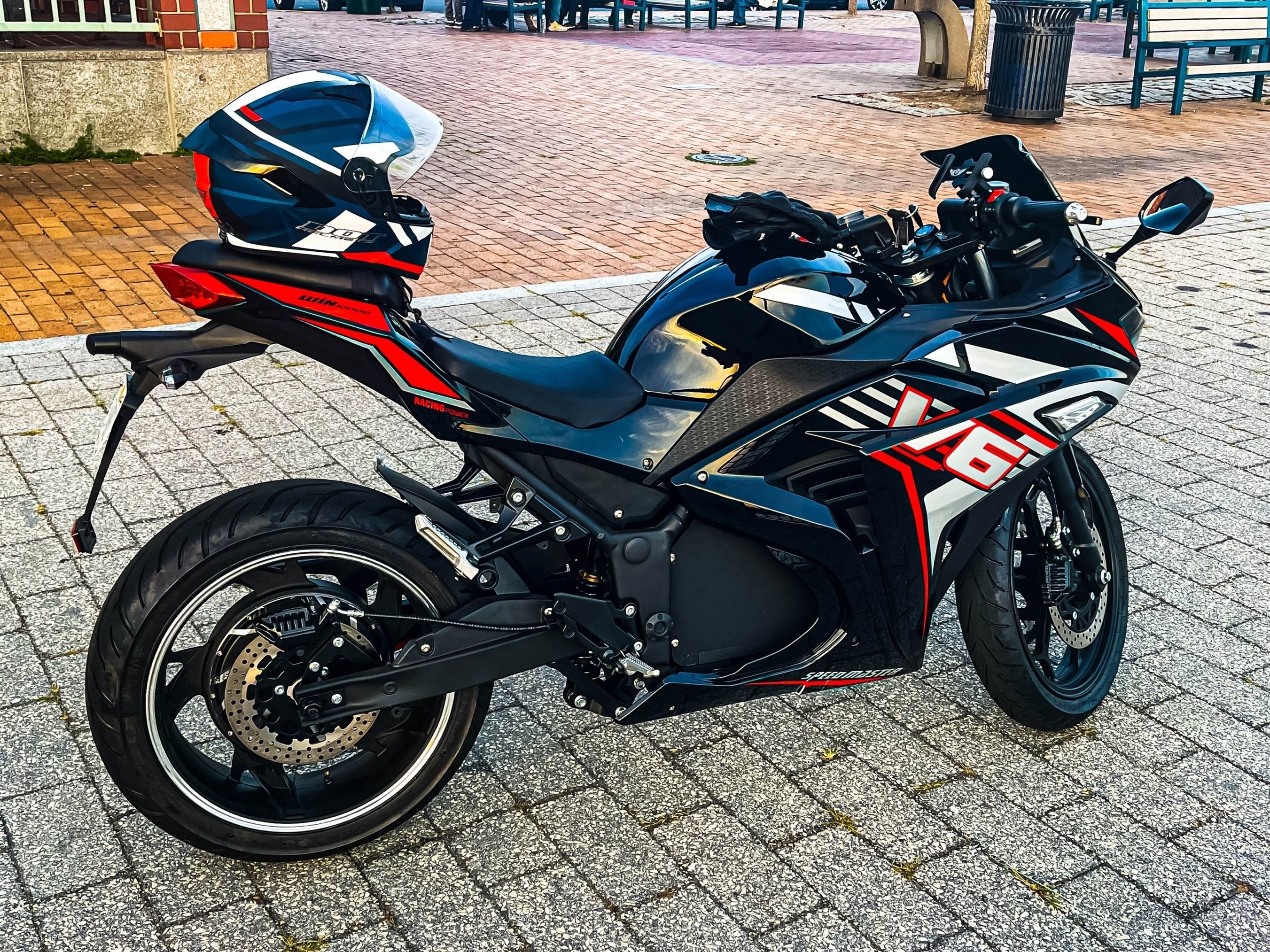 Commander super electric motorcycles for adult with 3000w 5000w 10000w motor and  72v 120ah lithium battery