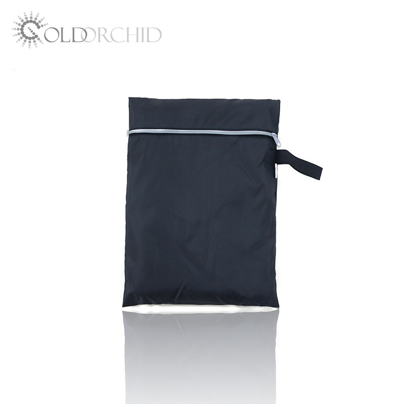 Outdoor beach black 210D oxford waterproof folding deck chair cover