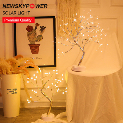 String Decorative Window Waterproof Fairy Garland Tree LED Curtain Light for Bedroom Decorations