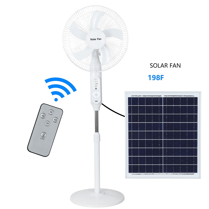 air-flow household basement high duty cold rechargeable electric stand 12inch 16inch attic battery Fans with solar panel