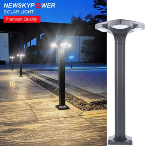 China Wholesale IP65 Bollard Lamp Decorative Solar Garden Lights For Lawn Patio Yard Walkway