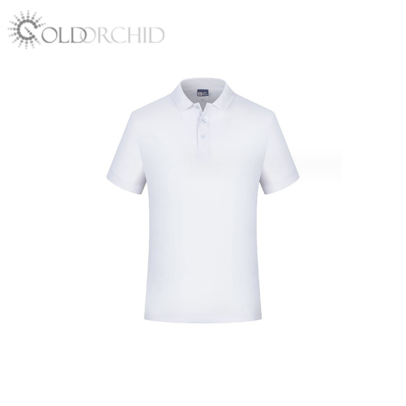 Custom Work Uniform Pure Cotton Men Clothes Plain Blank White T Shirt Printing Polo Shirts