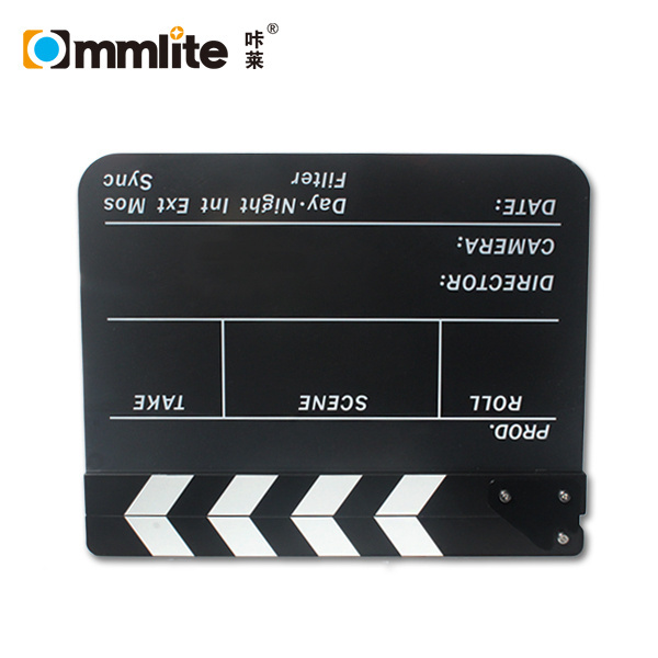 Commlite Universal Studios Movies Films Director's Scene Action Marker Clapper ClapBoard Black