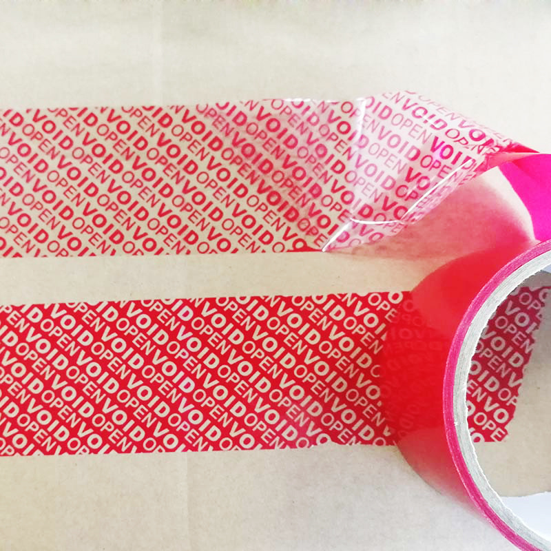 Factory OEM Half transfer Total Transfer and Non-transfer OPEN VOID anti-sheft security tape adhesive security tape