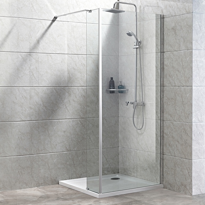 Luxury Bathroom Frameless Shower Panel Cabin Screen Enclosure Walk In Shower Glass Style Tempered Glass Shower Door