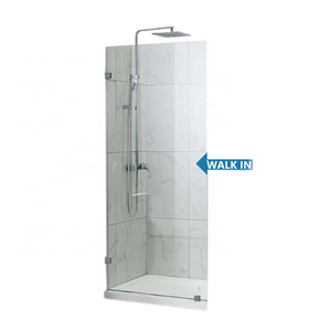 Luxury Bathroom Frameless Shower Panel Cabin Screen Enclosure Walk In Shower Glass Style Tempered Glass Shower Door