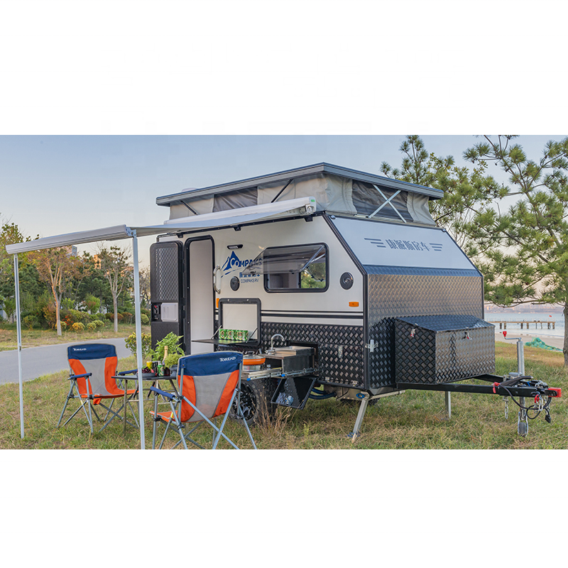 COMPAKS RV 2020 Poptop Caravans Lightweight Pop Top Offroad Camper with Shower Toilet