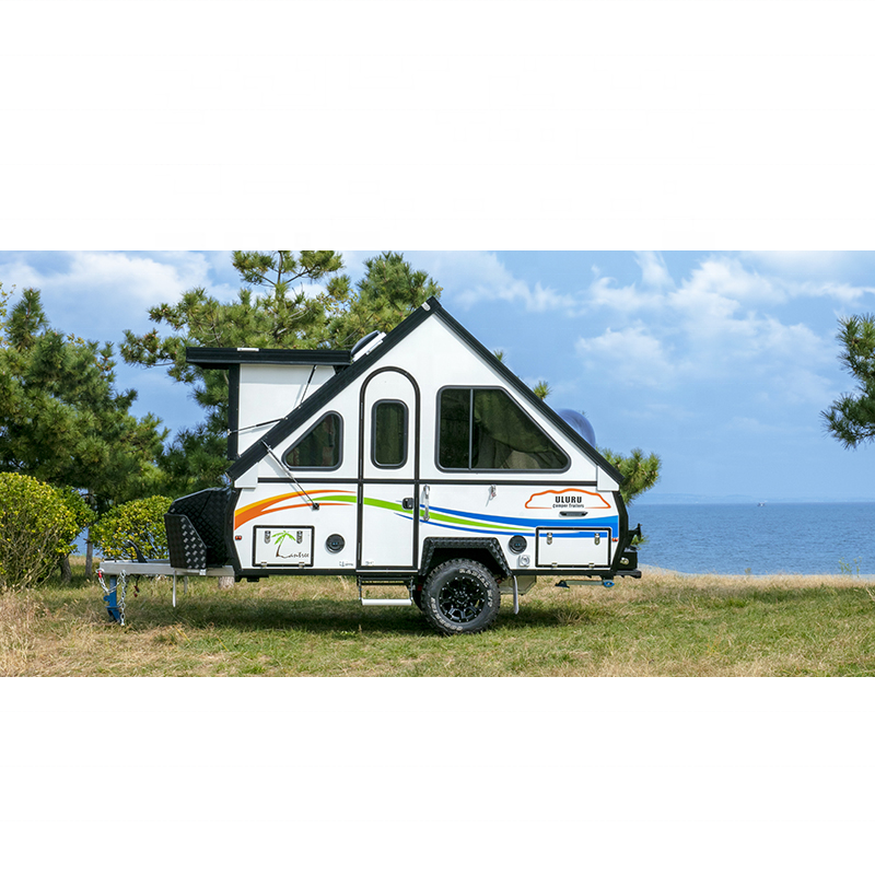 COMPAKS RV Top manufacturer Aluminium composite panel fully welded frame A shape POP-UP Caravan