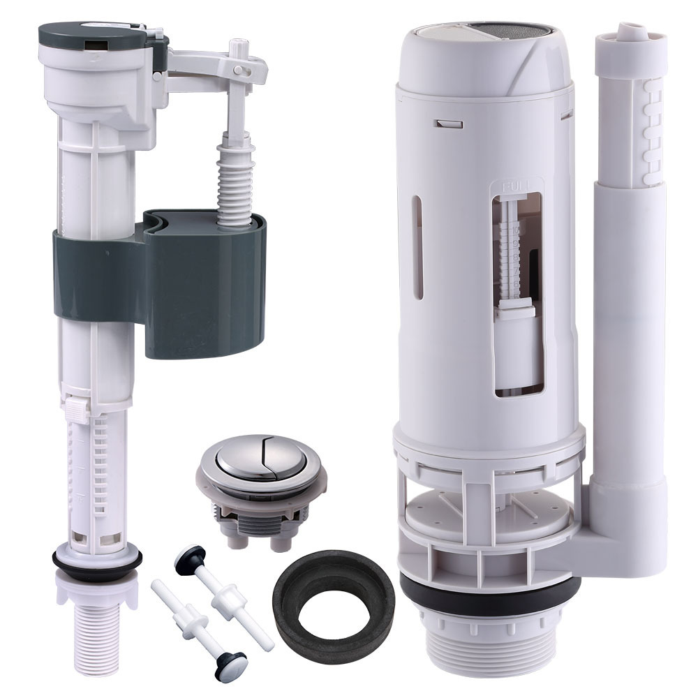 New bathroom inlet valve types toilet fill valve and flush valve for water tank repair kit