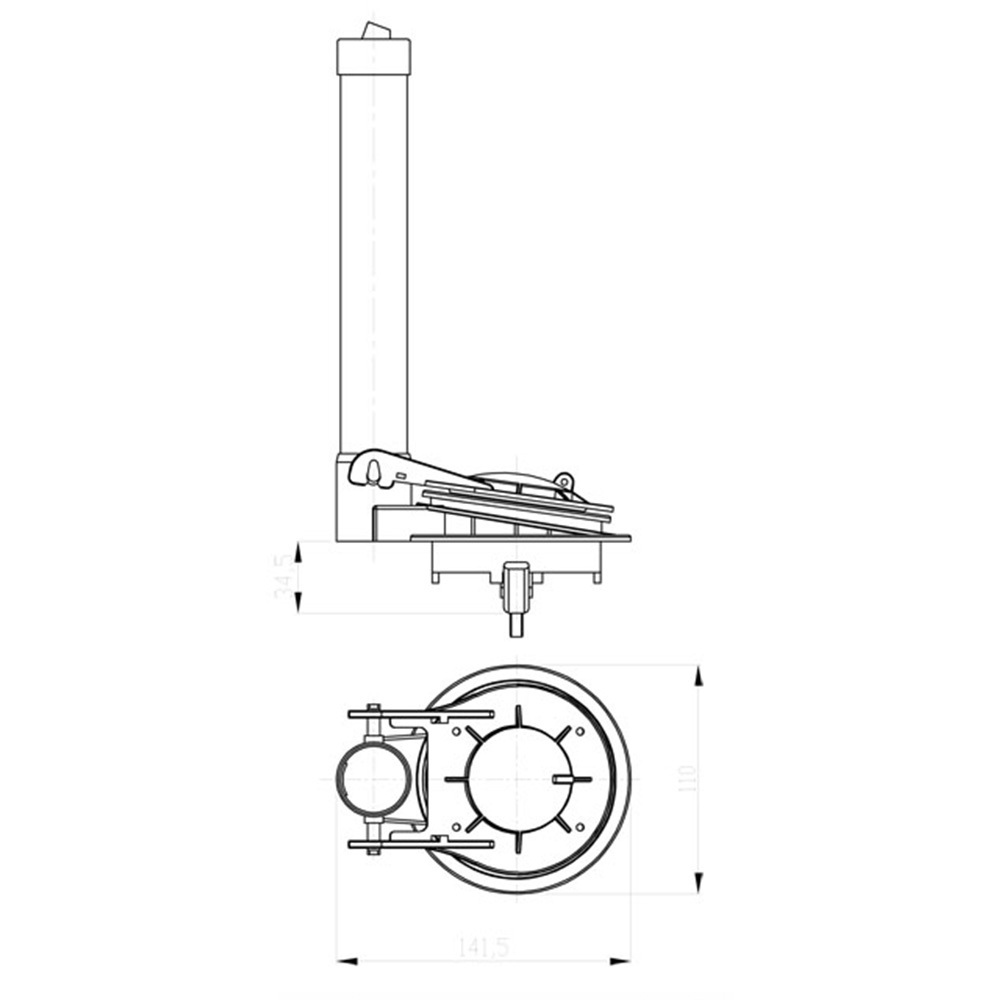 High Quality Hand Control Single Toilet Cistern flush valve Mechanism Repair Kit