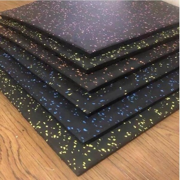 Rubber Flooring Sound Insulation Rubber Flooring Exercise Mat Premium Soundproof Fireproof Laminate Rubber Flooring Underlayment