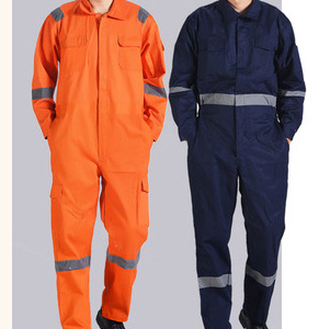 Customized Personal OEM Wholesale Security Construction Workwear Hi  Vis Reflective Safety Clothing Long Sleeve Jumpsuits