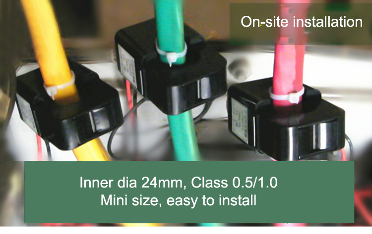 Split CT 100A/5A  AC Three Phase Toroidal Indoor Split-Core E-meter Current Transformer