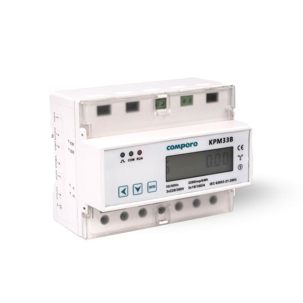 IOT Based Wireless Din Rail Digital Smart Prepaid Energy Meter RS485 Modbus 3 Phase Electric Meter