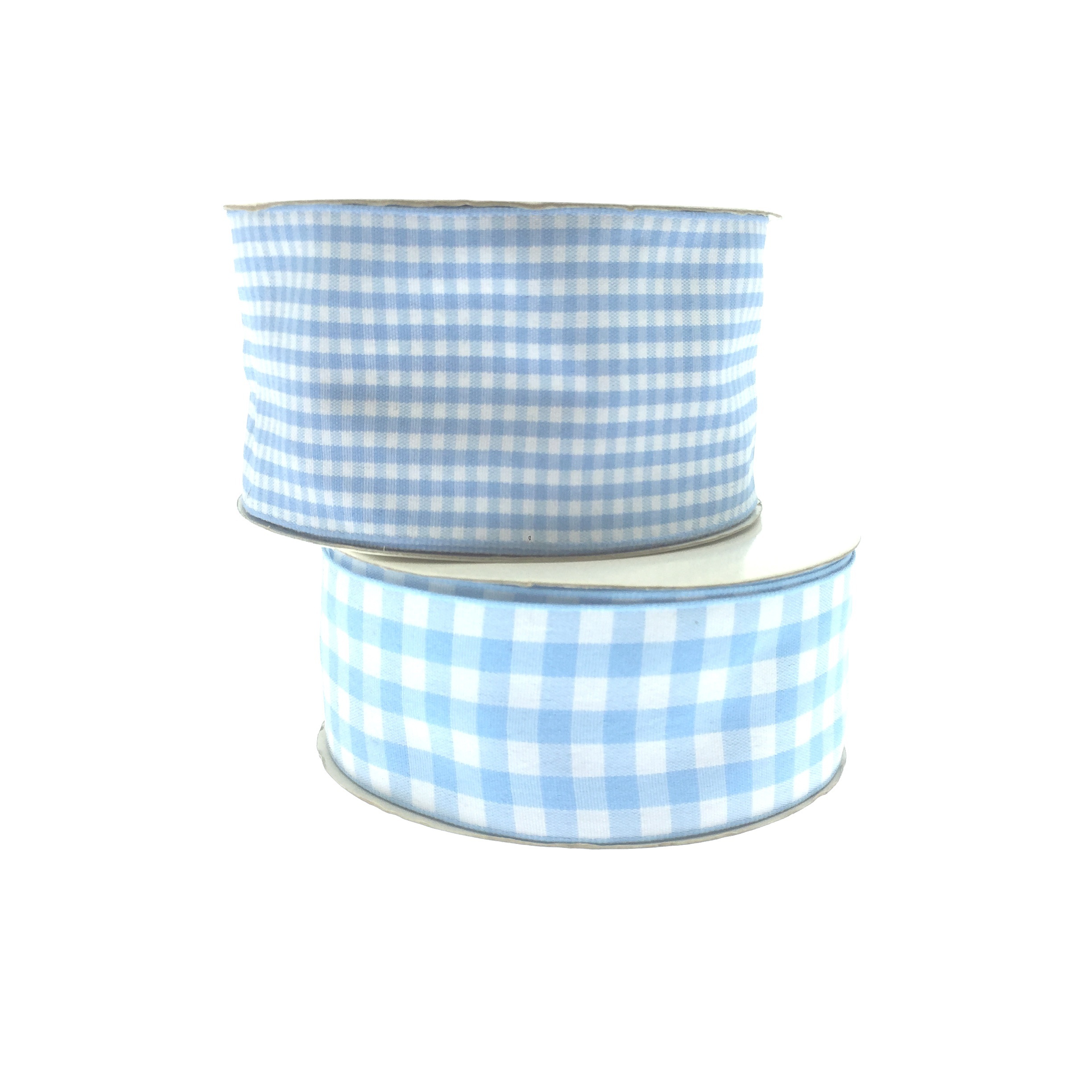 Custom polyester woven tartan check plaid gingham ribbon for gift packaging