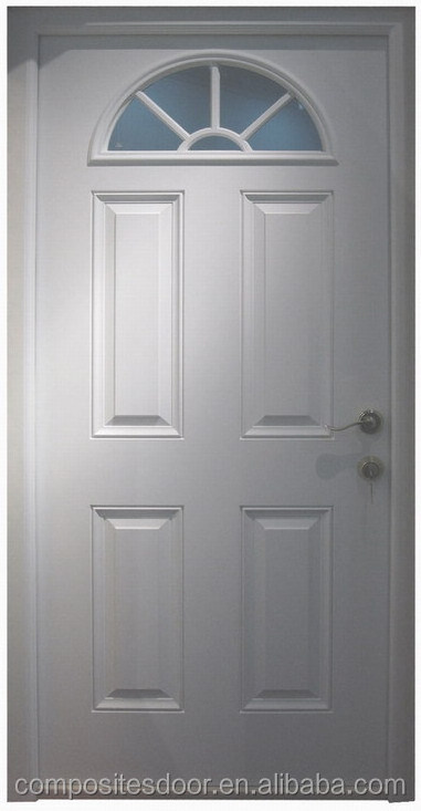 USA UK  standard waterproof arched Fibreglass composites entry door